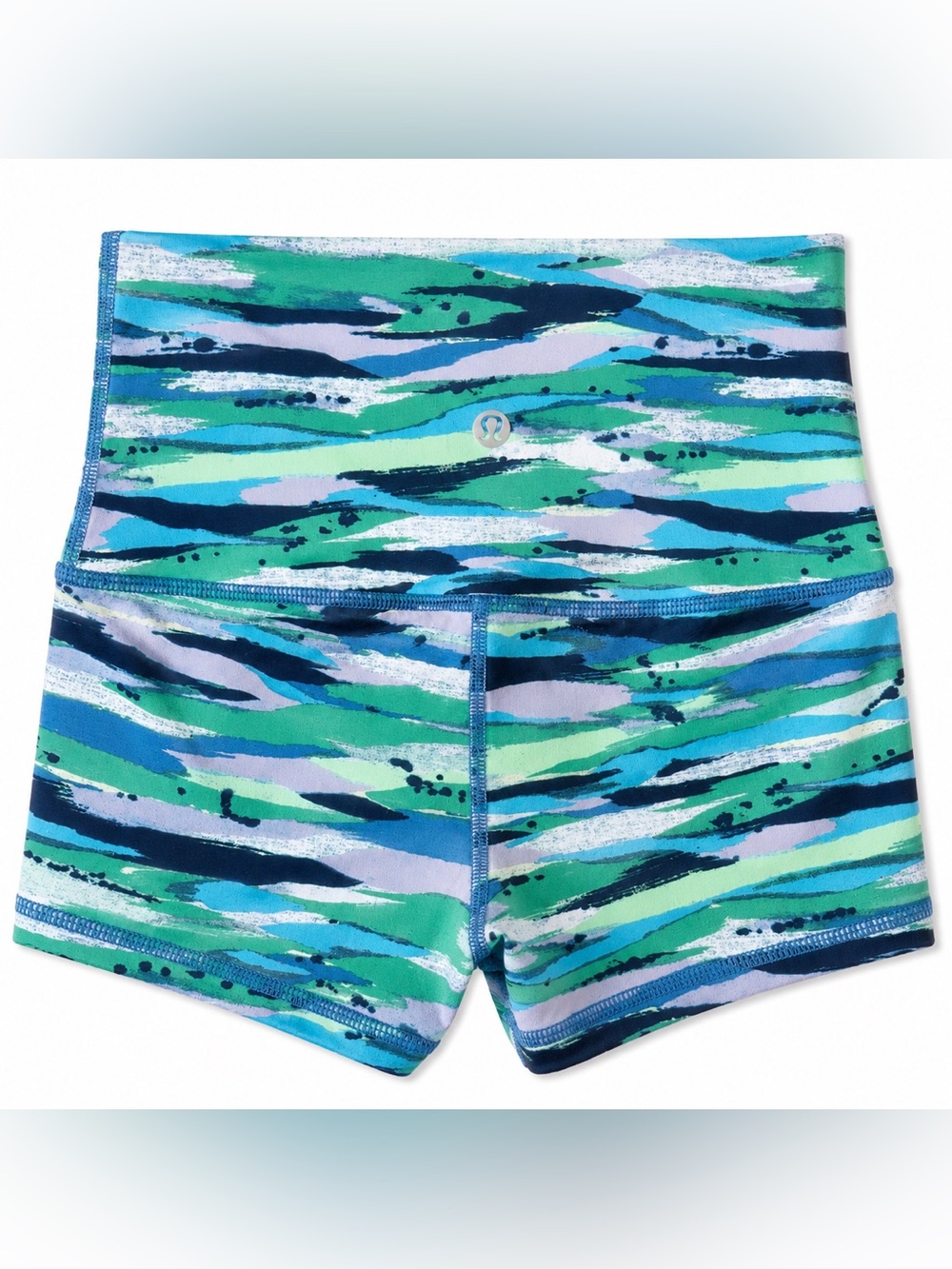 Lululemon active gym high rise short 2’’ fold over